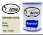 Preview: Mercedes-Benz, Gray White, 136 / 9136: 500ml Lackdose, von ATW Autoteile West.